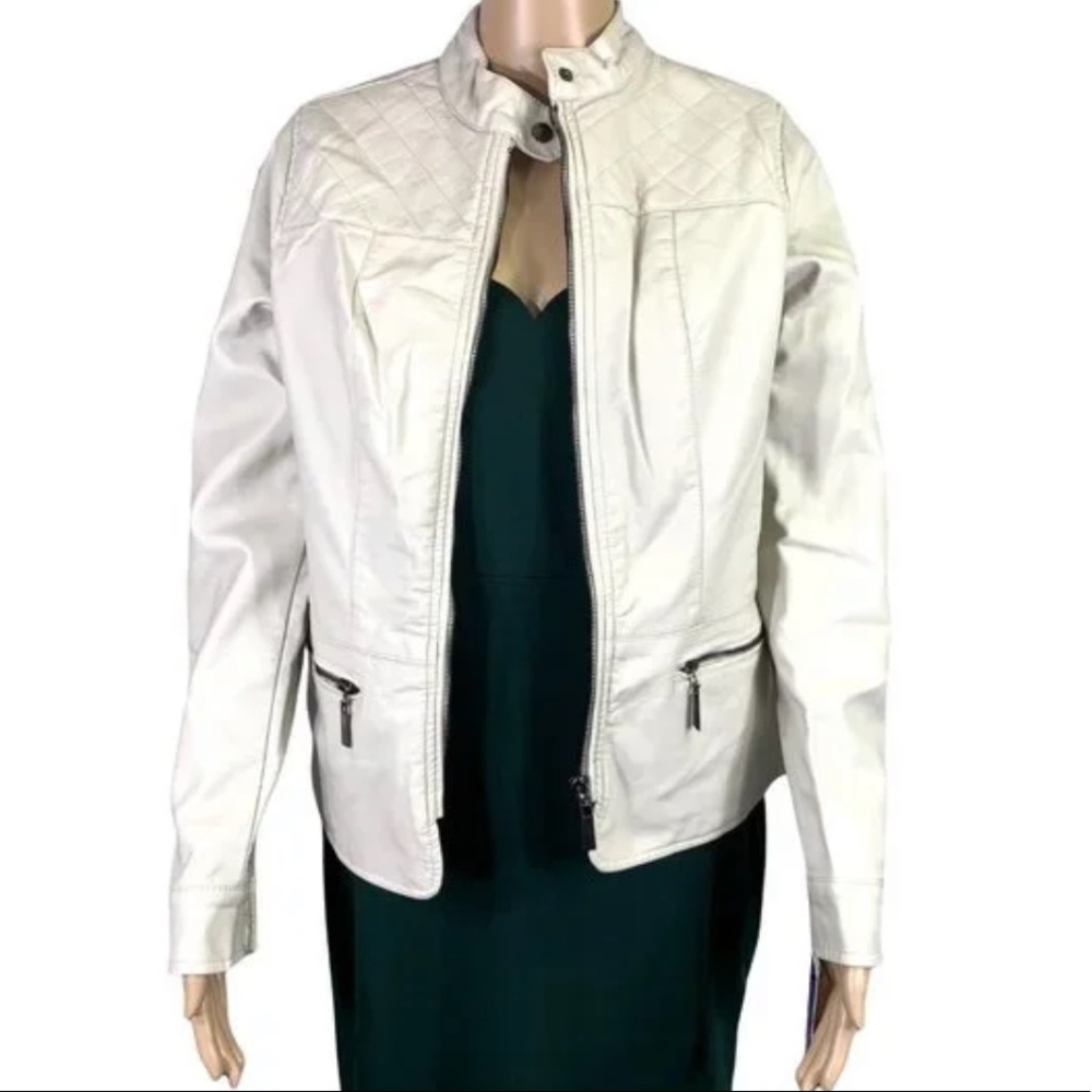 Apt. 9 Faux Leather Moto Jacket